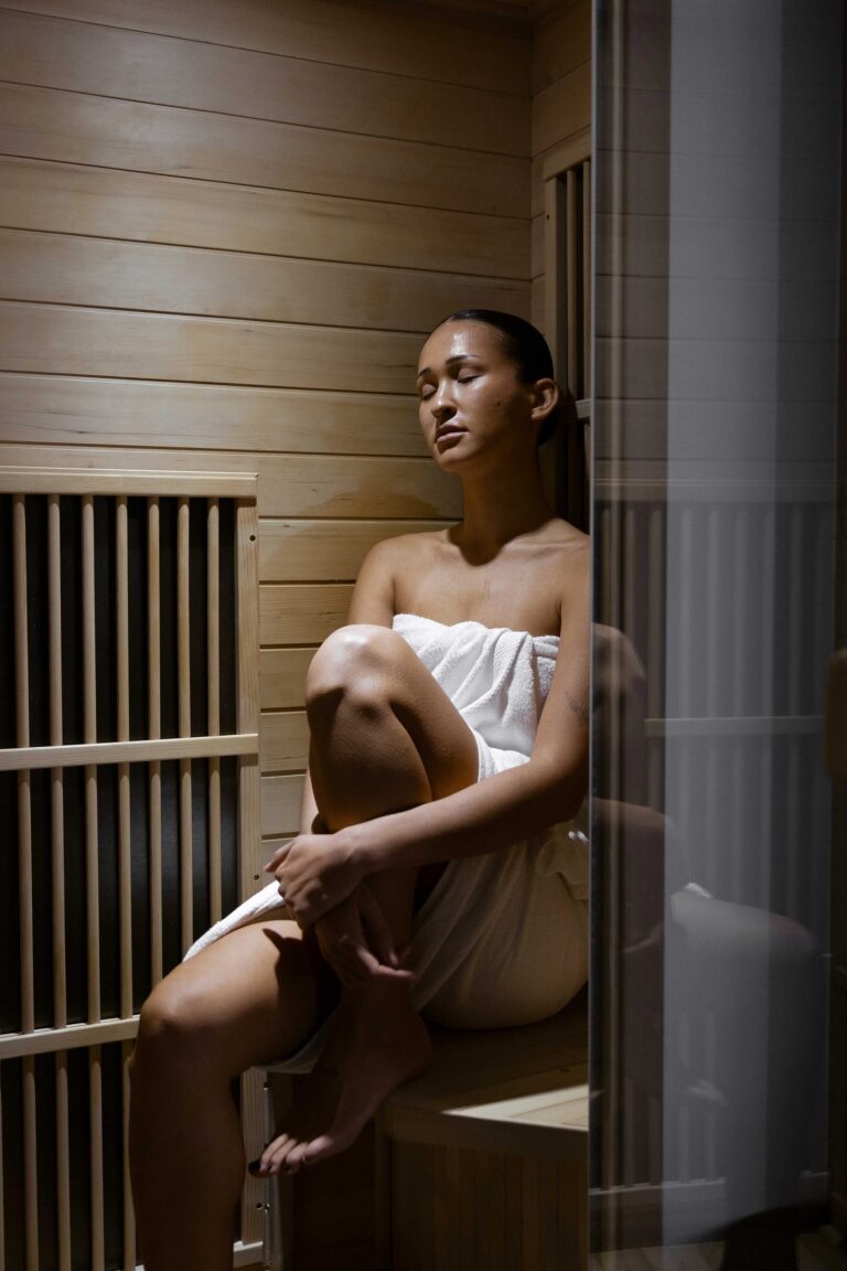 Private infrared sauna at Shape of You Perth
