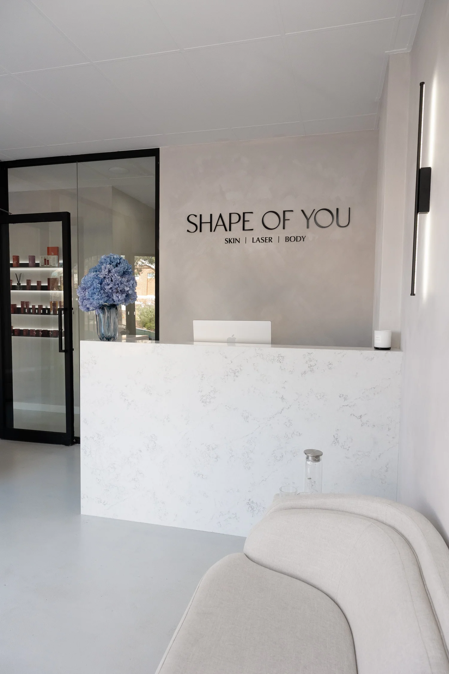 Shape of You reception, North Perth clinic