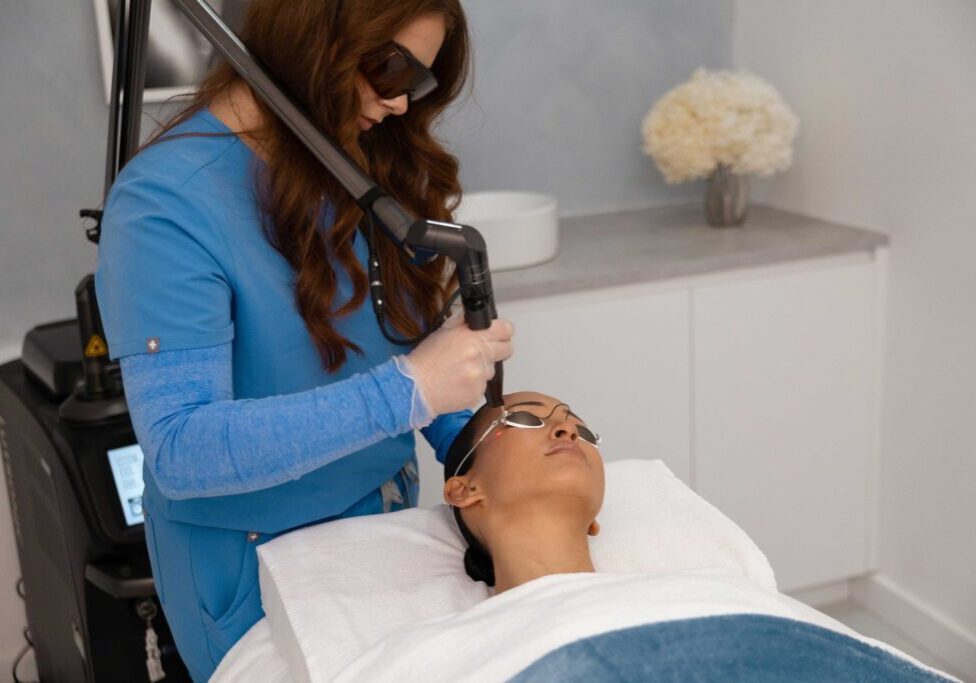 Laser Genesis skin revitalisation treatment room at Shape of You