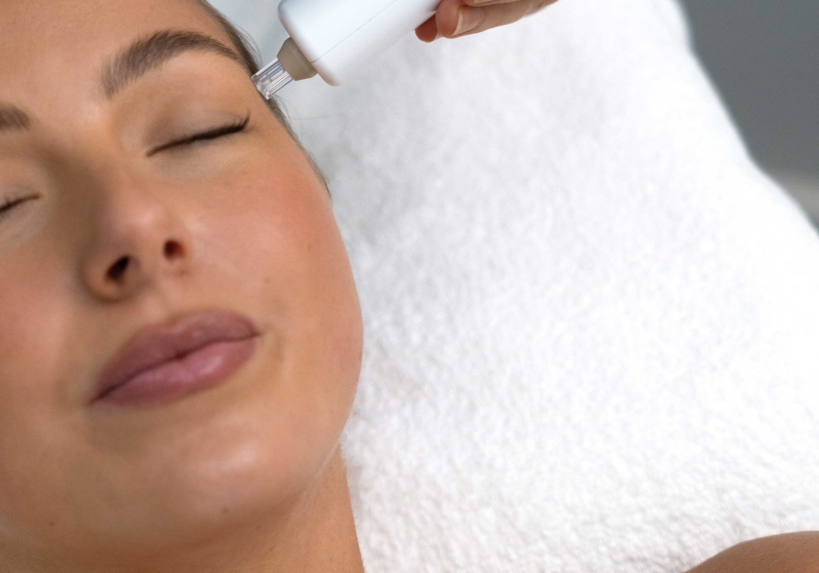 Close up of a Venus Glow hydrating facial